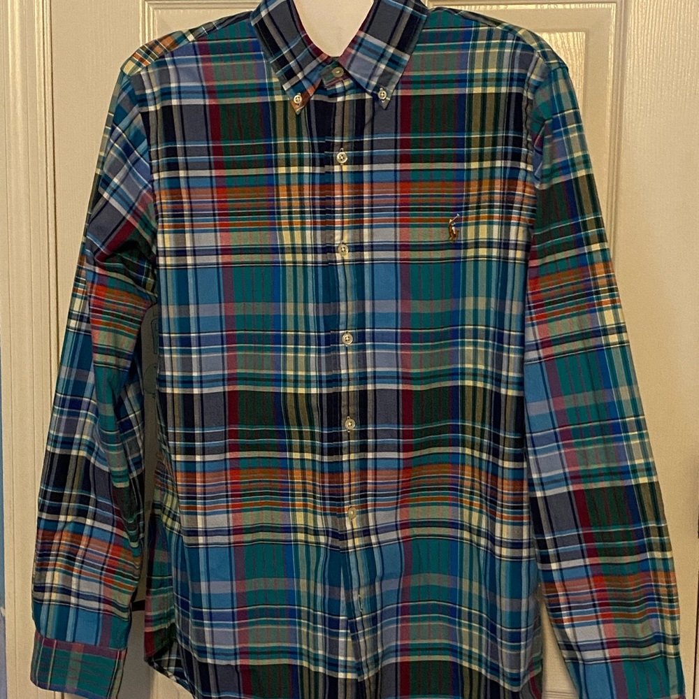 Ralph Lauren Men’s Plaid Button Down Shirt